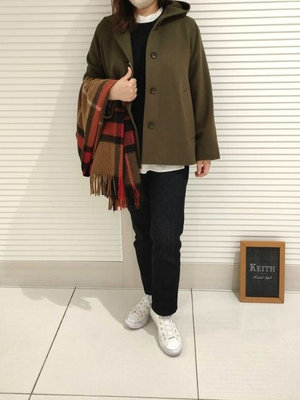 軽いフーデッドコートのご紹介 KEITH