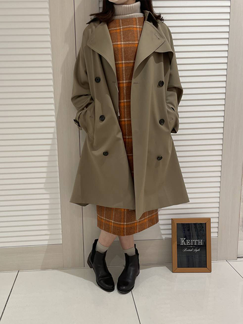 コートインにおすすめのコーデ KEITH