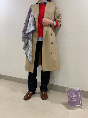 トレンチコートをカジュアルに着こなす！ KEITH