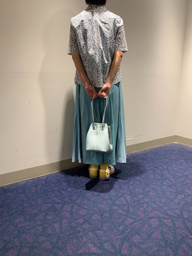 Mizunoコラボワンピースの着こなし KEITH