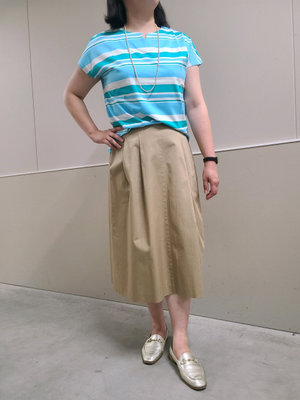 マルチカラーボーダー×チノスカート KEITH