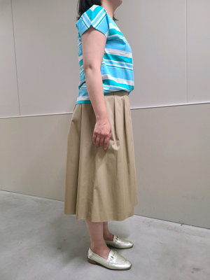 マルチカラーボーダー×チノスカート KEITH