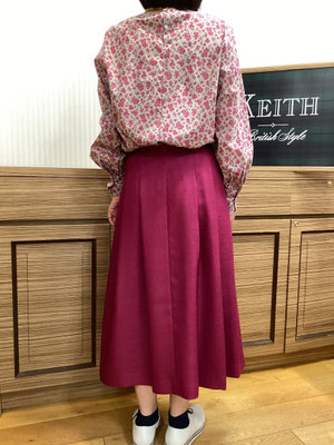 リバティプリントのシャツコーデ KEITH