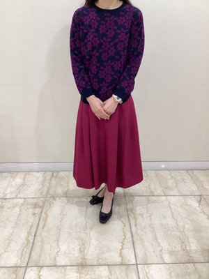 秋カラーニットコーディネート KEITH