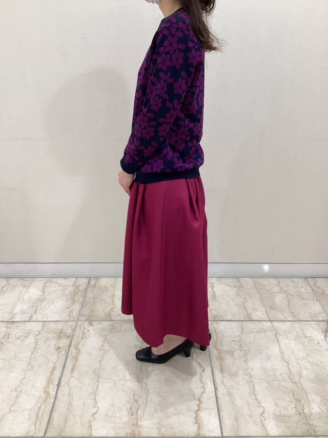 秋カラーニットコーディネート KEITH