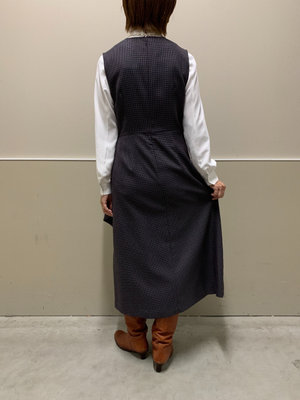 チェック柄ワンピースのコーデ KEITH