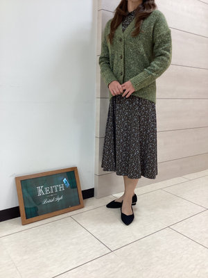 秋のお出掛けワンピーススタイル KEITH