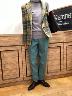 晩秋のツイードコーデ KEITH