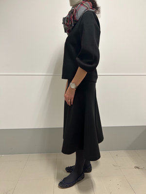 冬のモノトーンコーデ KEITH