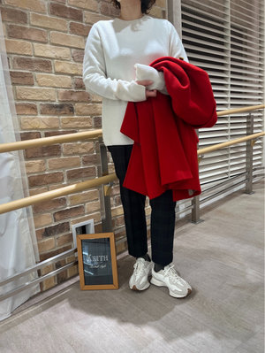 ビビッドカラーのコートスタイル KEITH