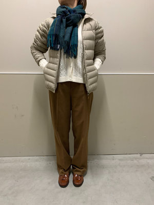 ミズノダウンジャケットのコーディネート KEITH