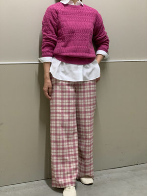 チェックパンツのコーディネート KEITH