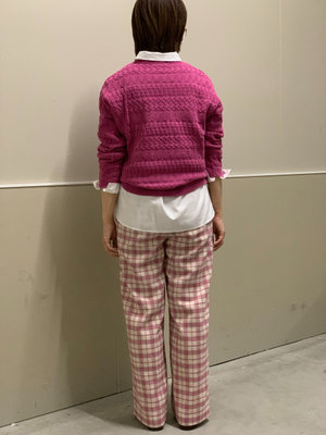 チェックパンツのコーディネート KEITH