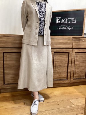リネンセットアップコーデ KEITH