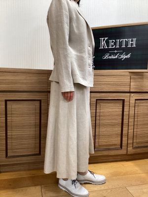 リネンセットアップコーデ KEITH