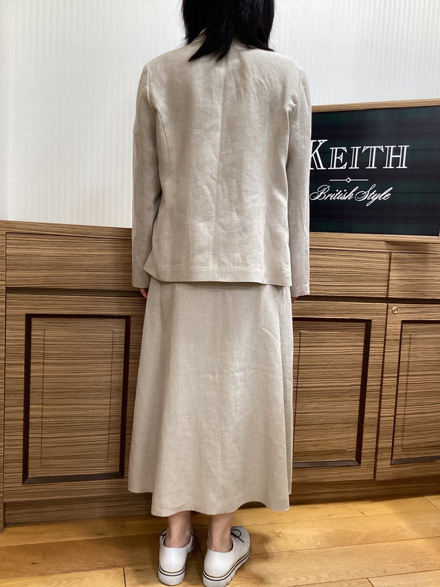 リネンセットアップコーデ KEITH