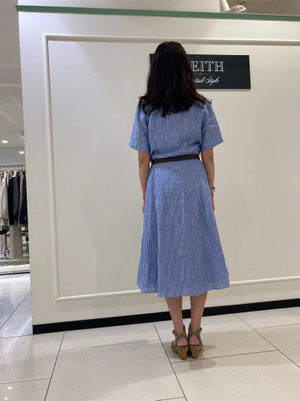 前あきワンピは2wayコーデで。 KEITH