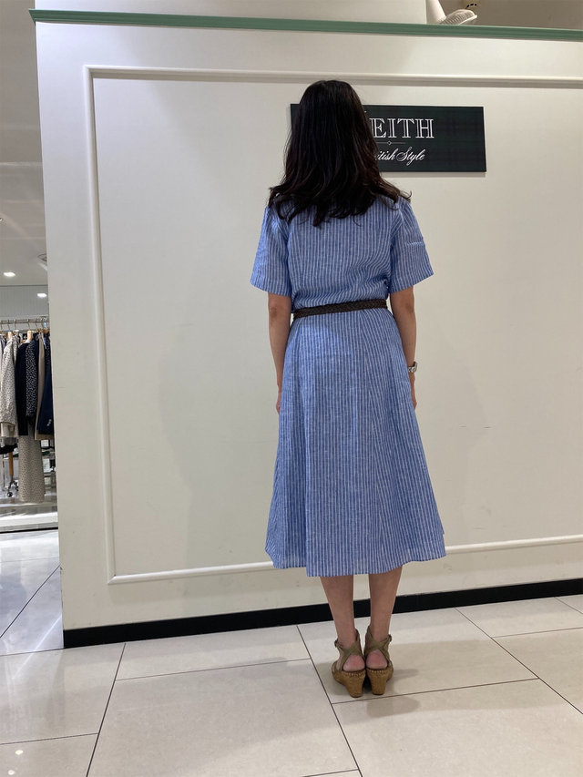 前あきワンピは2wayコーデで。 KEITH