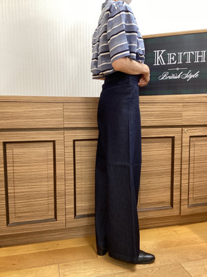 酷暑の夏から残暑の秋口のデニムコーデ KEITH