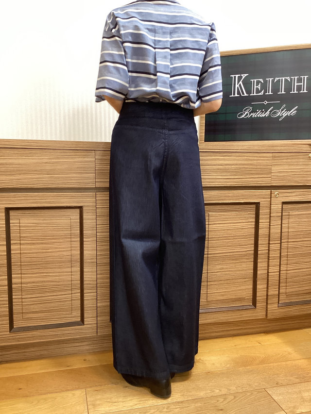 酷暑の夏から残暑の秋口のデニムコーデ KEITH