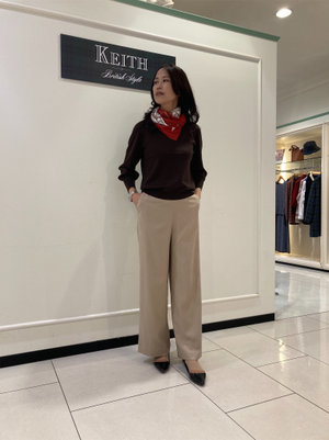大人っぽく秋の装い KEITH