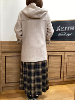 ダッフルコートのカジュアルコーディネート KEITH