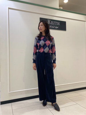 コーデュロイパンツを今年らしく KEITH