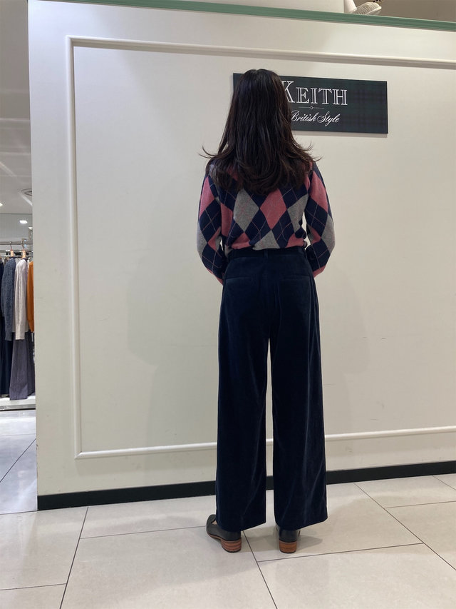 コーデュロイパンツを今年らしく KEITH