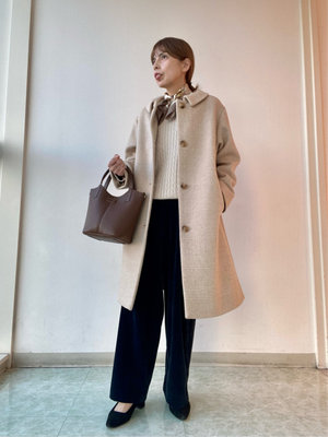 羽織るだけでオシャレな【チェック柄コート】で冬コーデ KEITH