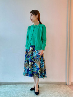 【Manor flowerスカート】でおしゃれな春のお出かけコーディネート KEITH