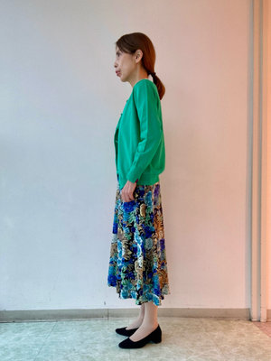 【Manor flowerスカート】でおしゃれな春のお出かけコーディネート KEITH