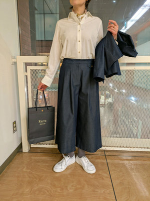 春はデニム素材のセットアップ KEITH