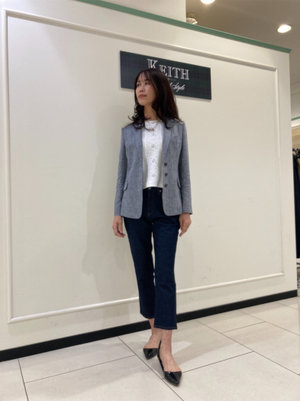 レースニットで爽やかに KEITH
