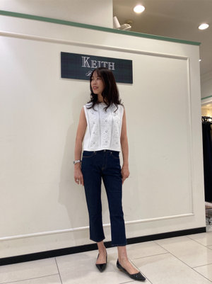 レースニットで爽やかに KEITH