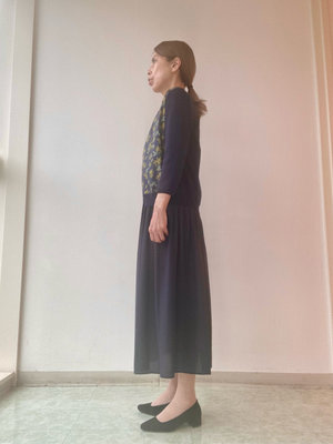 【Ms Mimosa Liberty Print】カーディガンでスタイリッシュな春コーデ KEITH