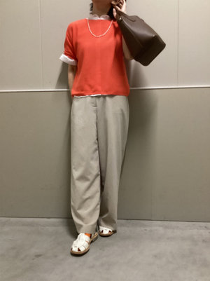 メッシュニットのコーディネート KEITH