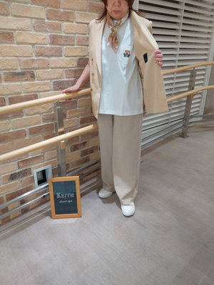 大人なコーデにしてみました KEITH