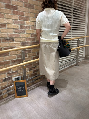 夏のケーブルニットスタイル KEITH