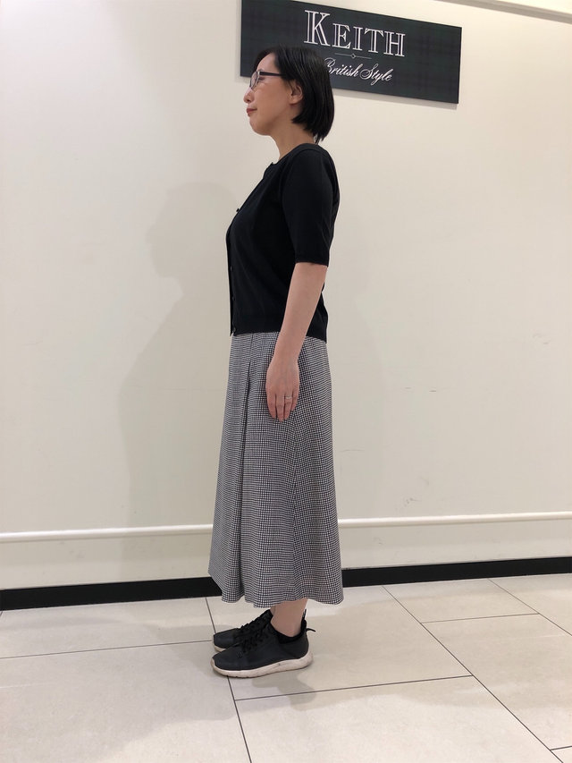 夏のモノトーンコーデ KEITH