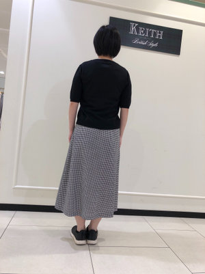 夏のモノトーンコーデ KEITH
