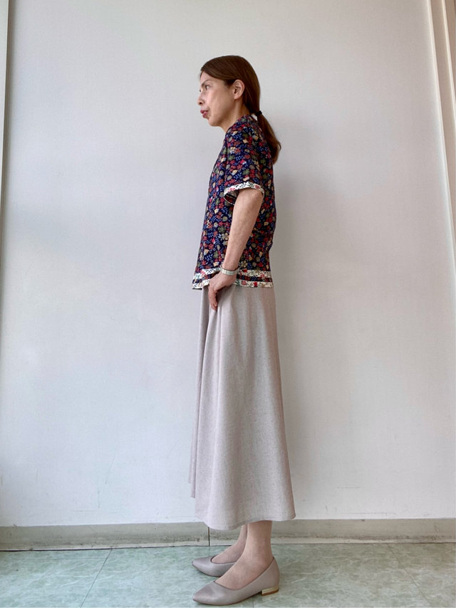 【花柄プリント】で大人可愛い爽やかコーデ KEITH