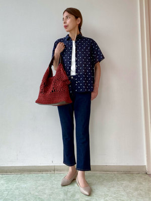 【プリントWightブラウス】で暑い日もきれいめカジュアル KEITH