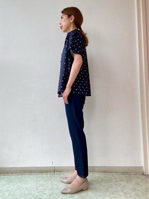 【プリントWightブラウス】で暑い日もきれいめカジュアル KEITH