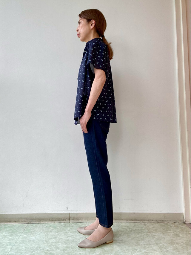 【プリントWightブラウス】で暑い日もきれいめカジュアル KEITH