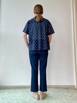 【プリントWightブラウス】で暑い日もきれいめカジュアル KEITH