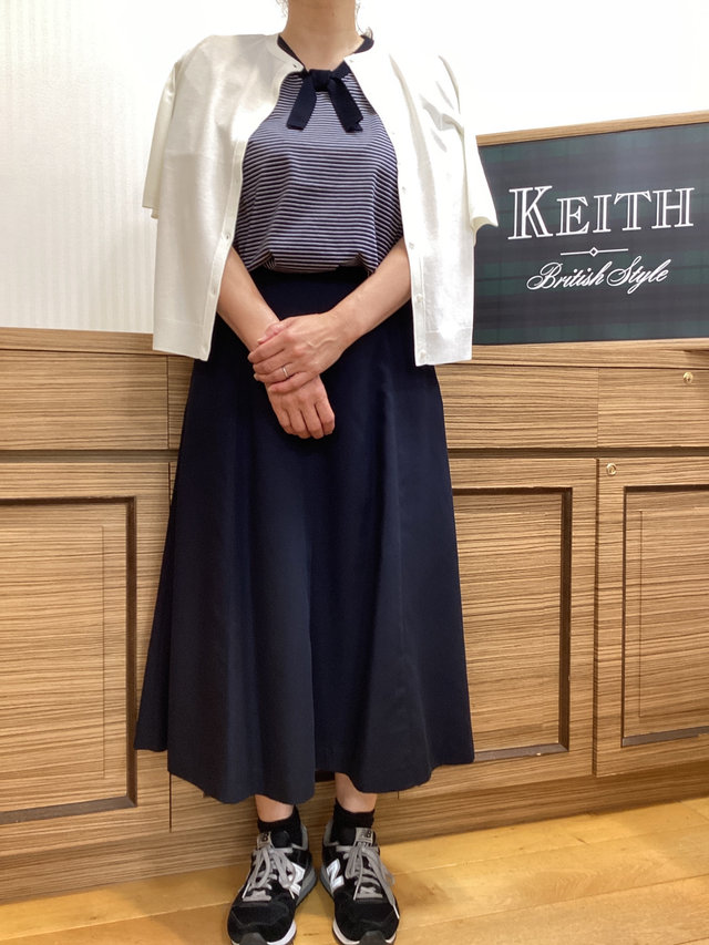 夏のオフィスコーデ KEITH