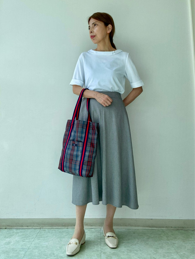 【Cool Piqueカットソー】で夏のクラシックコーデ KEITH