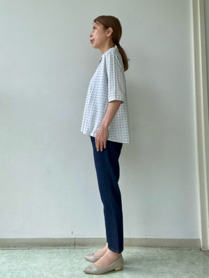 【スクエアドット】でキレイめカジュアルコーデ KEITH