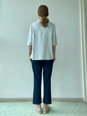 【スクエアドット】でキレイめカジュアルコーデ KEITH