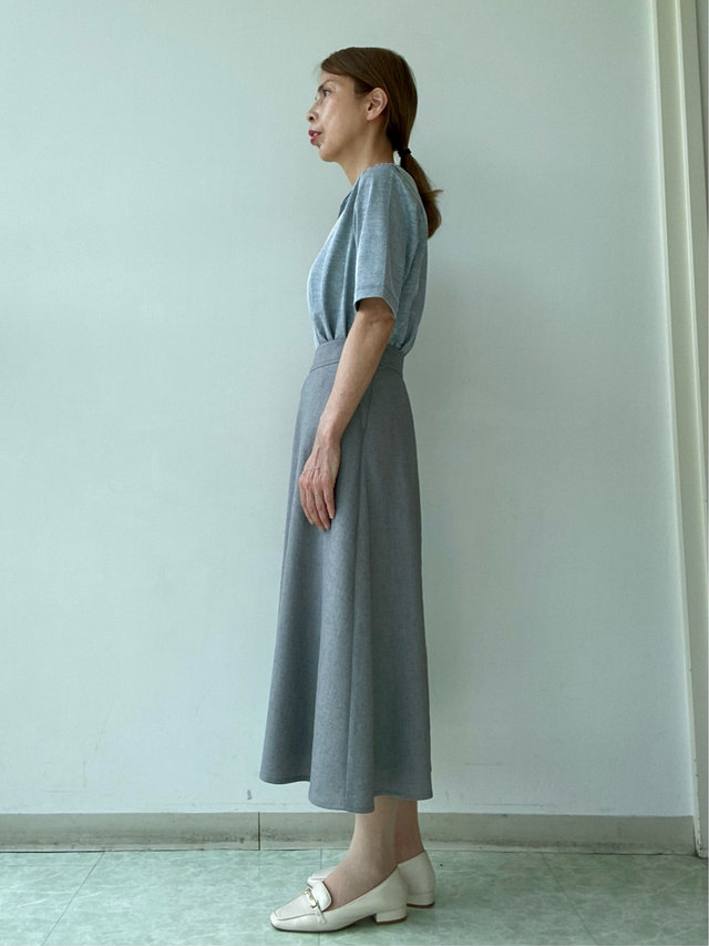 【ストライプカットソー】できれいめカジュアルコーデ KEITH